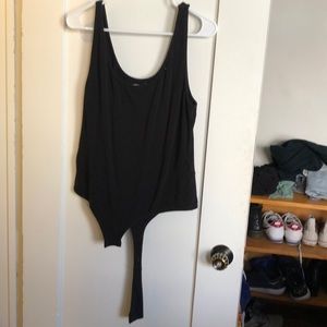 Madewell Black tank body suit